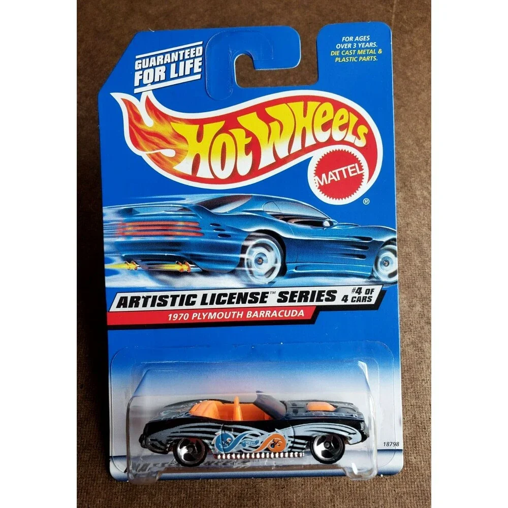 1998 Hot Wheels ARTISTIC LICENSE SERIES Complete 4 Car Set #729-731 W/ PROTECTOR